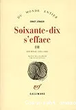 Soixante-dix s'efface