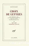 Choix de lettres