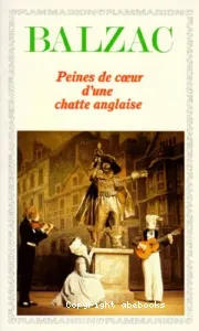 Peines de coeur d'une chatte anglaise