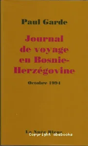Journal de voyage en Bosnie-Herzegovine